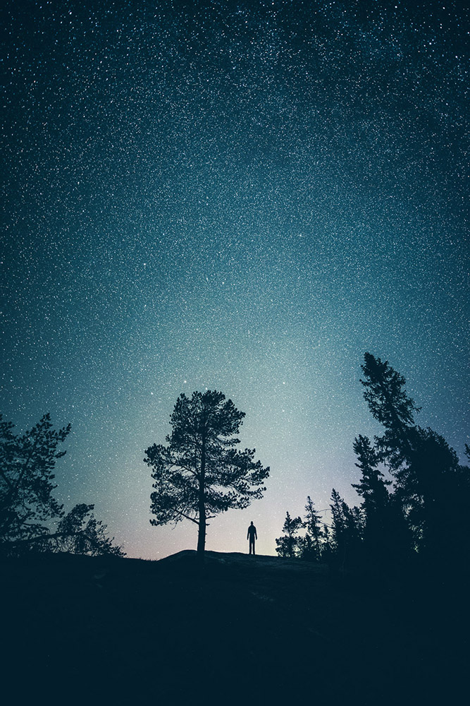 Under The Stars - Nikon D810 & Nikkor 14–24 mm f/2.8 - ISO 6400, 14 mm, f/2.8, 30 sec. 