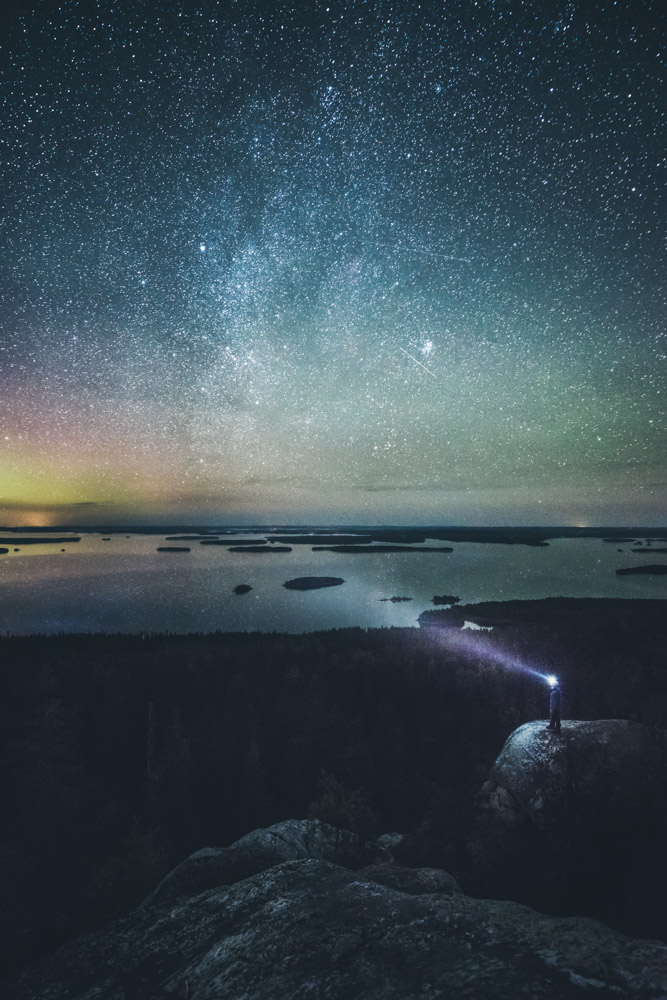 Koli at Night - Nikon D810 & Nikkor 14–24 mm f/2.8 - ISO 8000, 15 mm, f/2.8, 30 sec. 