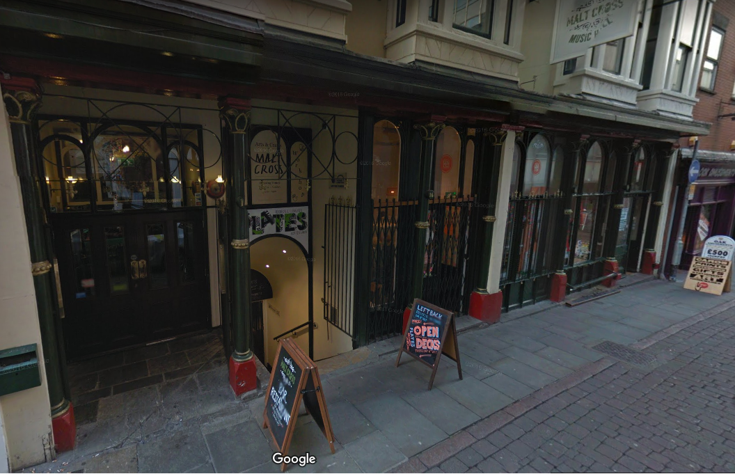 mALT CROSS, PLATES RECORDS AND HANDMADE NOTTINGHAM - PHOTO FROM GOOGLE STREET VIEW, ST JAME'S STREET 