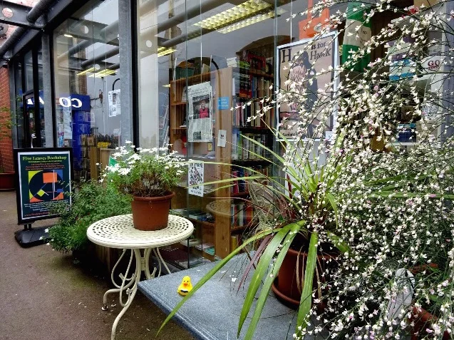 FIVE LEAVES BOOKSHOP, PHOTO FROM http://fiveleavesbookshop.co.uk/