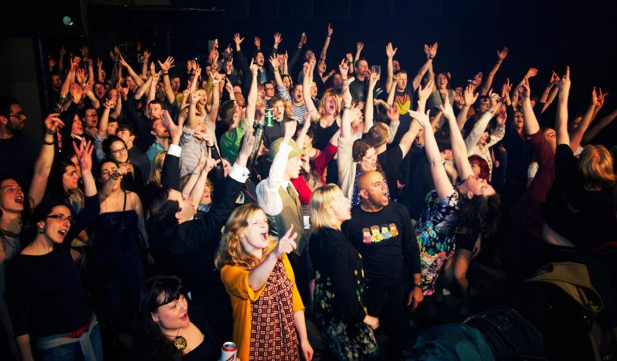 Photo from: https://www.visit-nottinghamshire.co.uk/whats-on/bamalamasingsong-communal-rock-singalong-p665091