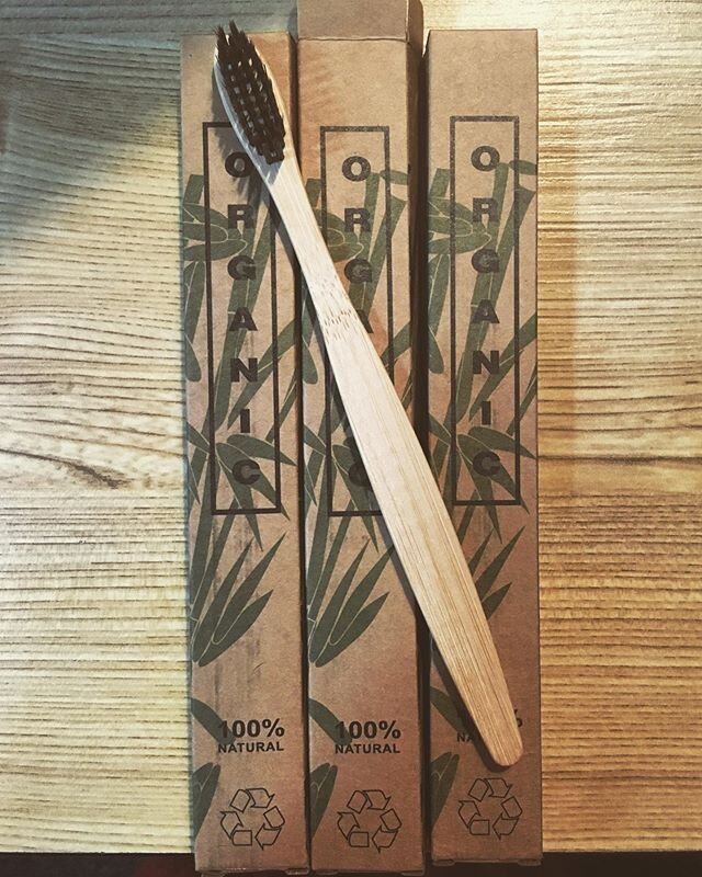 Yay ! New delivery of bamboo toothbrushes for those guests who have forgot theirs! #ecohostel #ecotravel #greenbackpackers #bambootoothbrush #igloohostel #savethewhale #econottingham