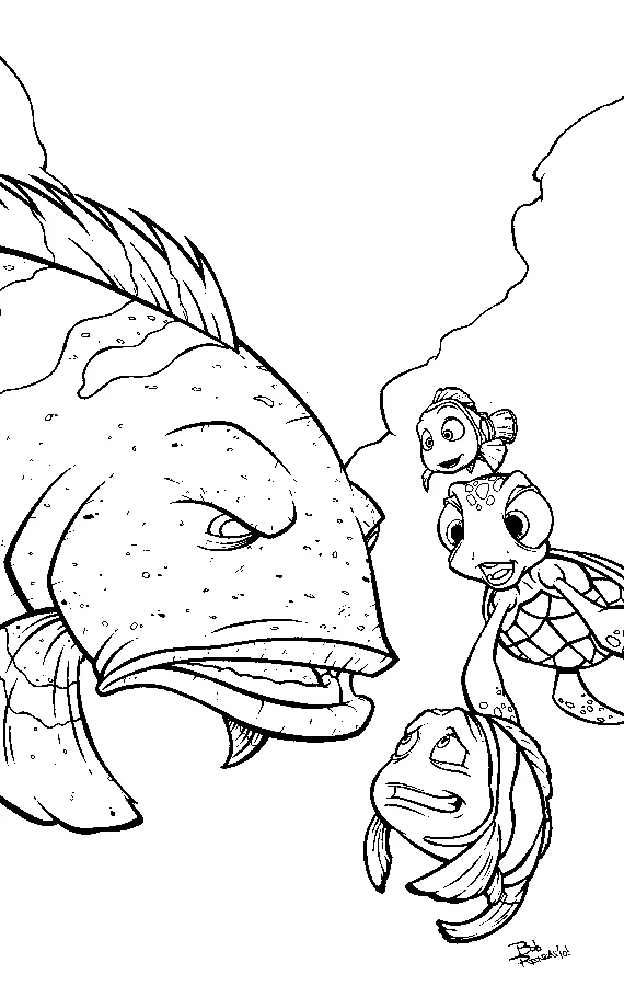 Finding Nemo comic cover