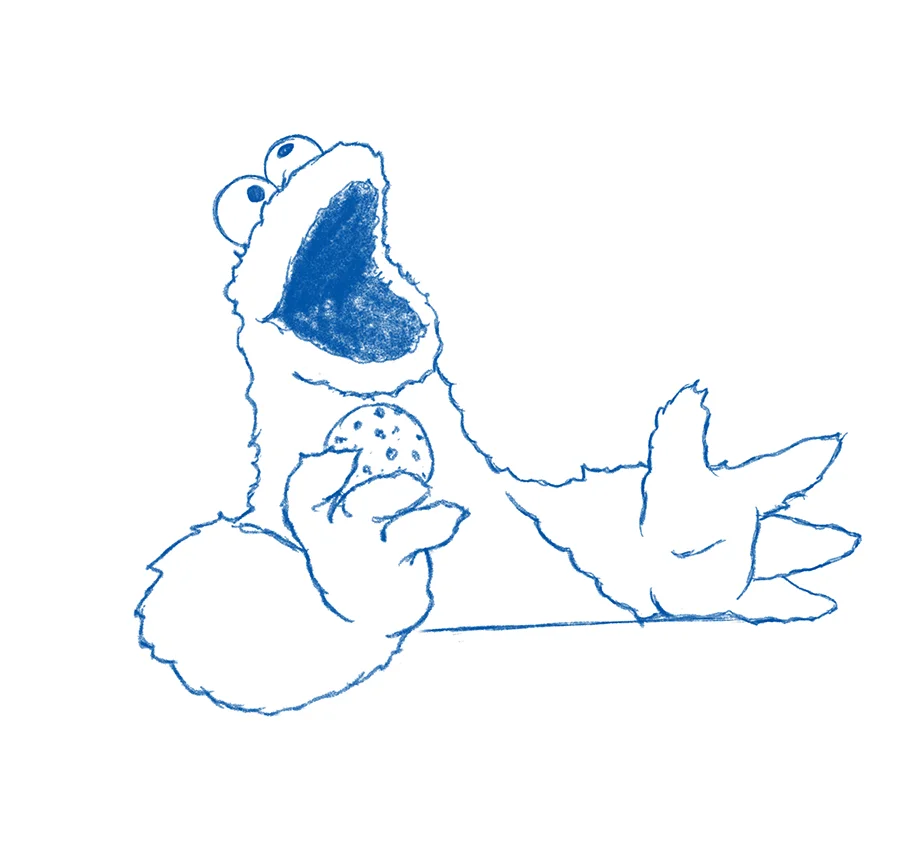 Light it Up Blue Day 20 Cookie Monster