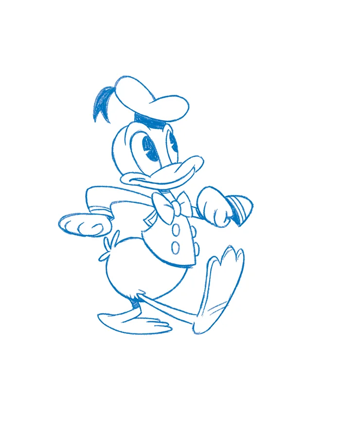 Light it Up Blue Day 12 Donald Duck
