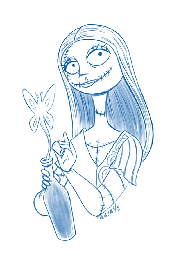 Day 13: Sally - Nightmare Before Christmas