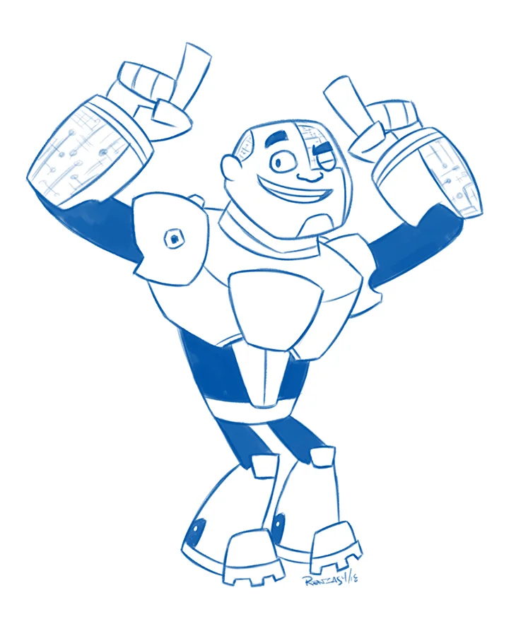 Day 14: Cyborg - Teen Titans Go