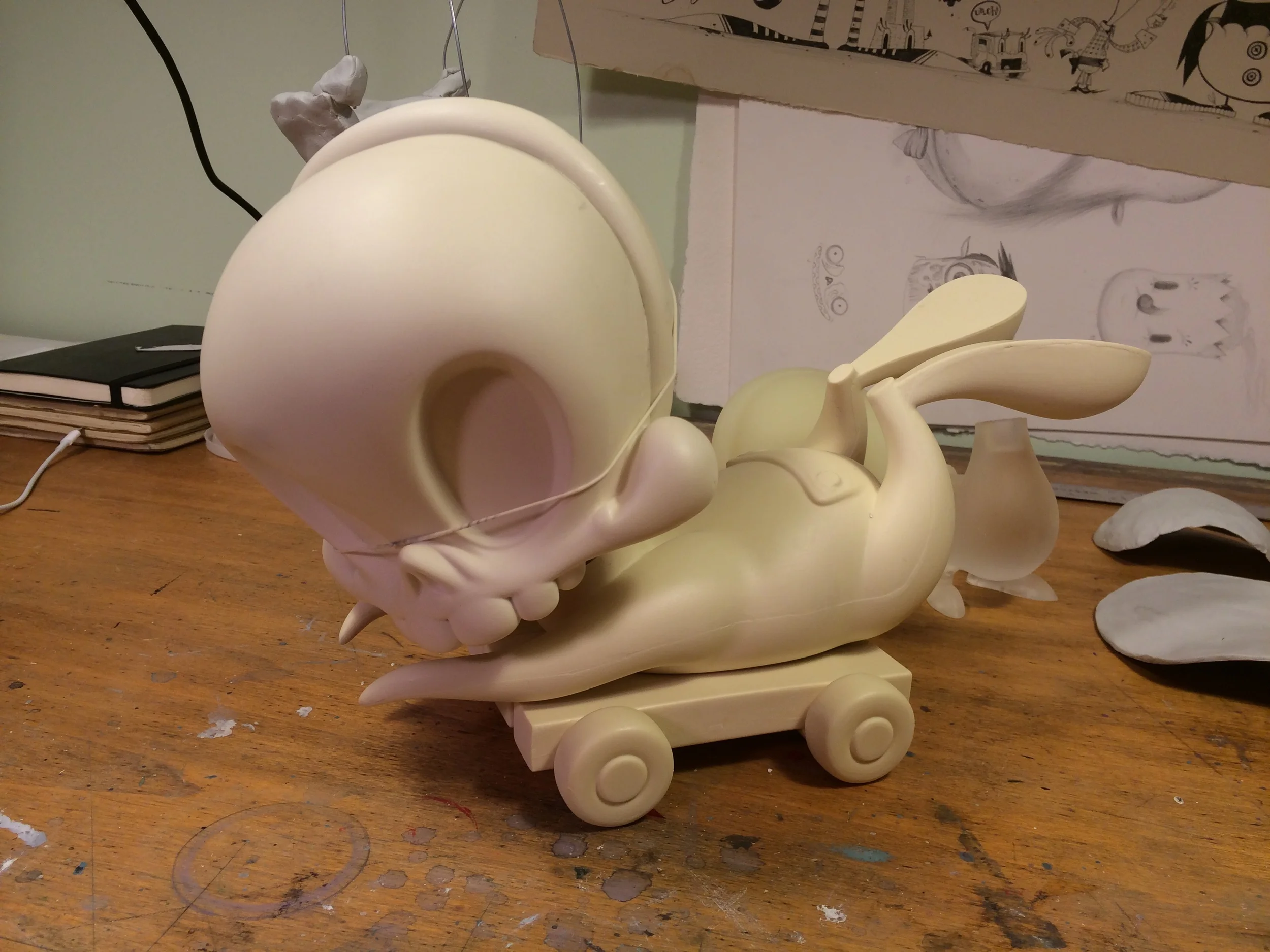 Skelve cart designed by Brandt Peters and Kathie Olivas.