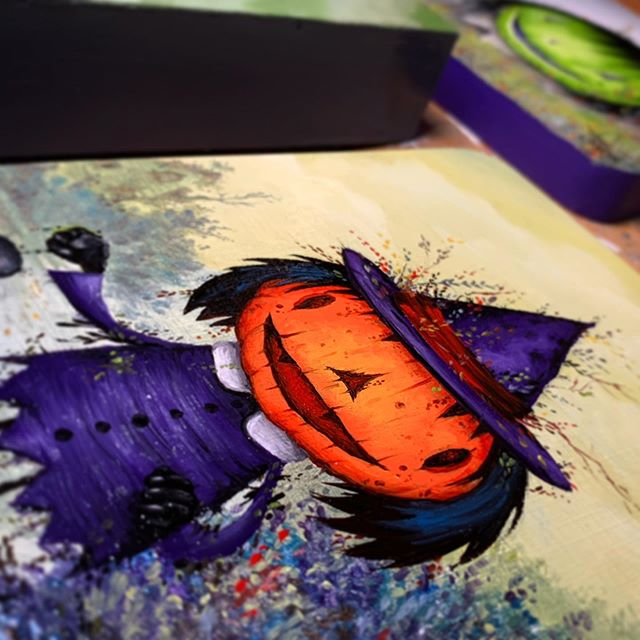 Preparing these creeps for their trip to @strangerfactory for #BewitchingIX. #joescarano #abq #albuquerque