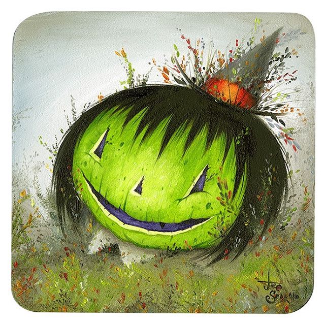 Lost Witch, oil on wood for Bewitching IX opening tonight from 6-9 @strangerfactory gallery in #abq #joescarano #strangerfactory