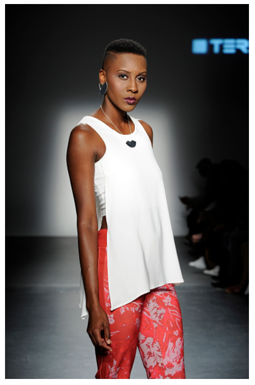 Model wearing Terese Sydonna . Photo by Arun Nevader. 