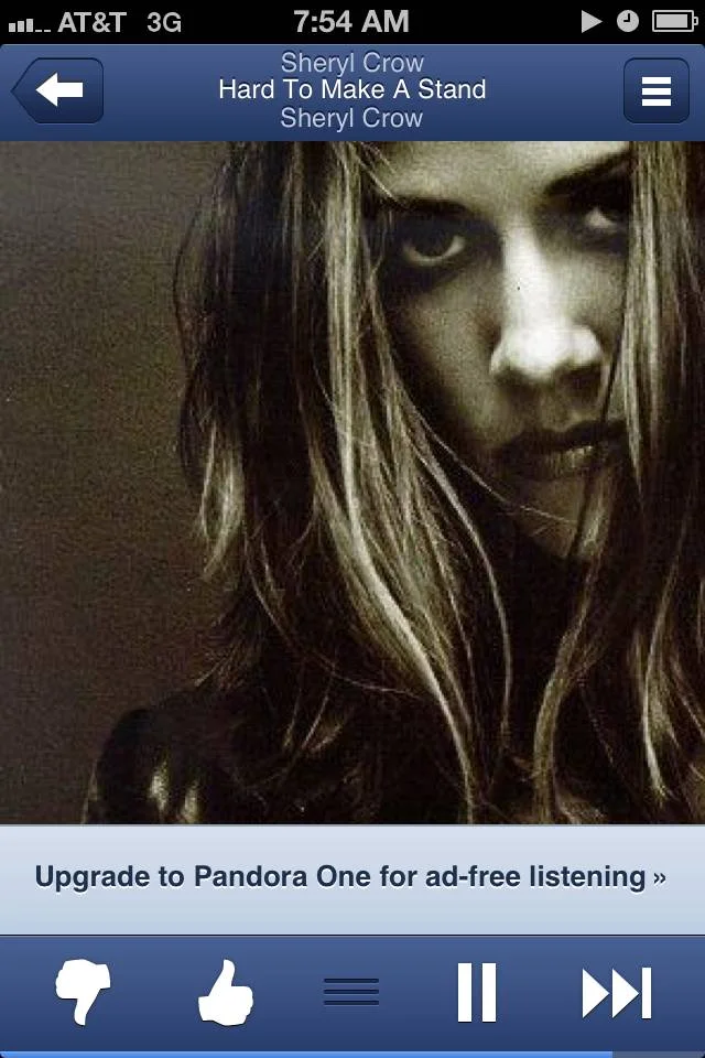 Pandora the morning of the 8th.