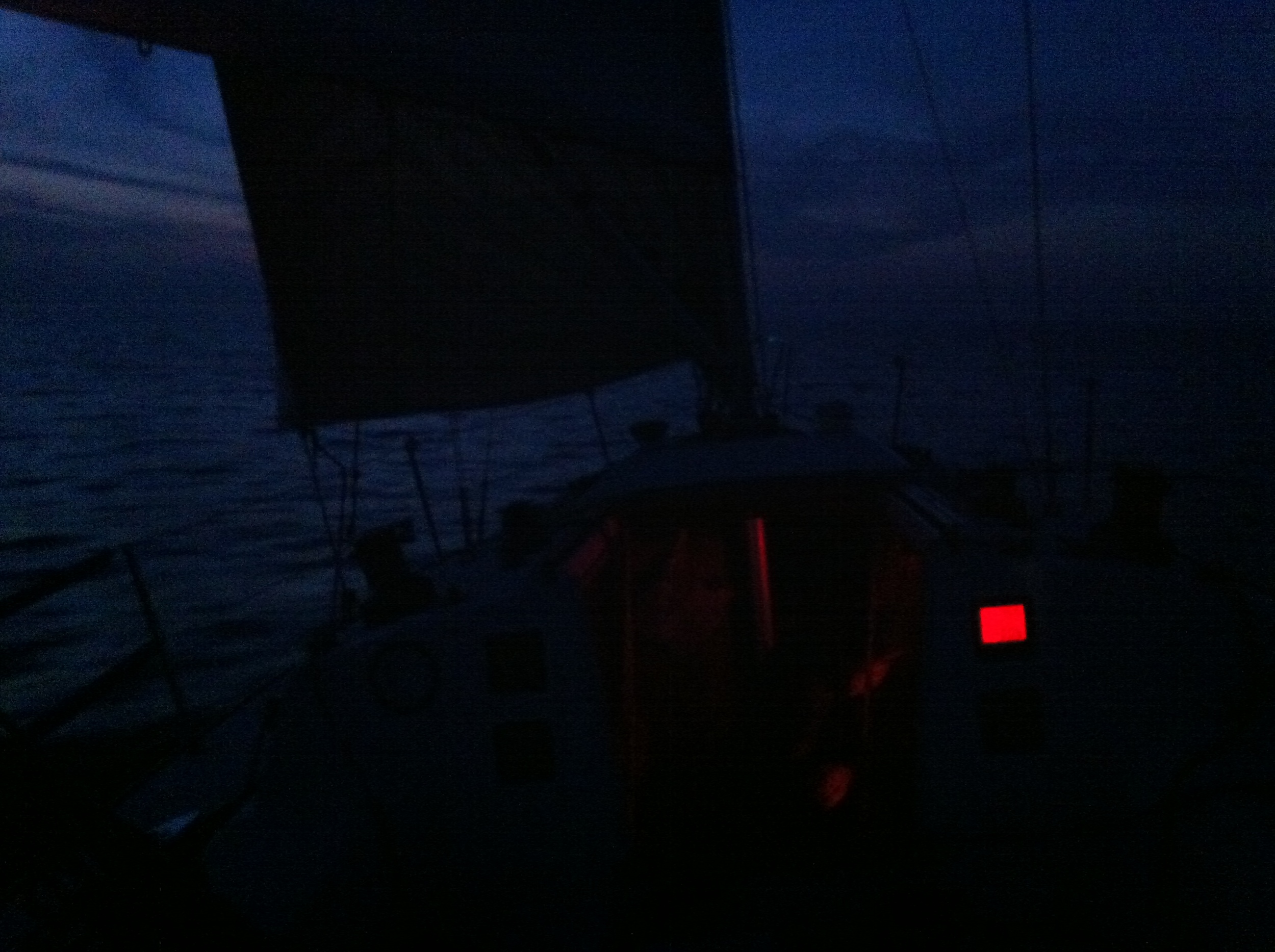 Friday night - 10 kts on the can