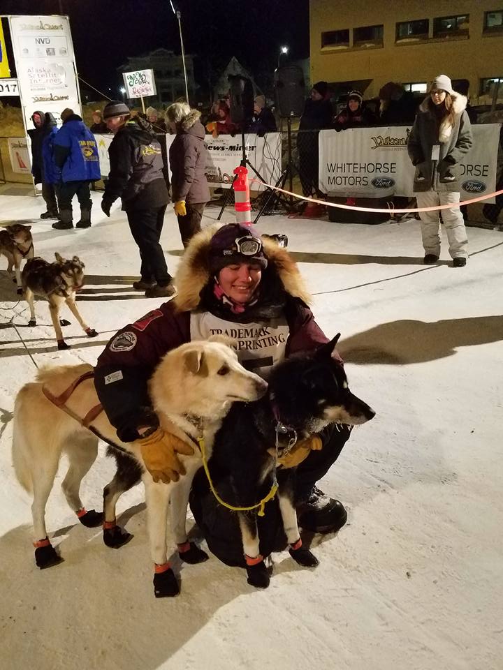 Ryne with her amazing leaders: Lefty and Goblin. (photo by Nicolle K. Hendrix)