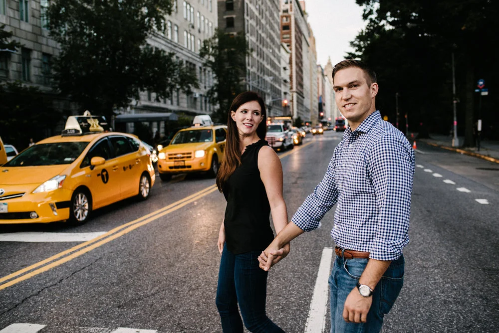 NYC Engagement Photos: Matt + Murphy