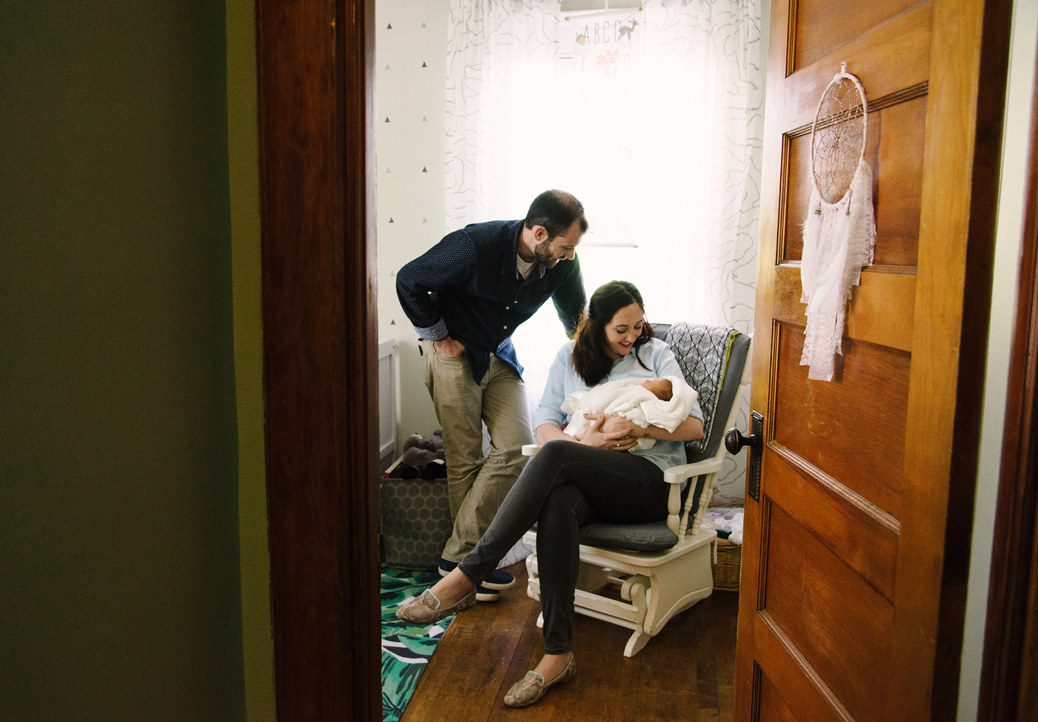 baby hugh - two weeks