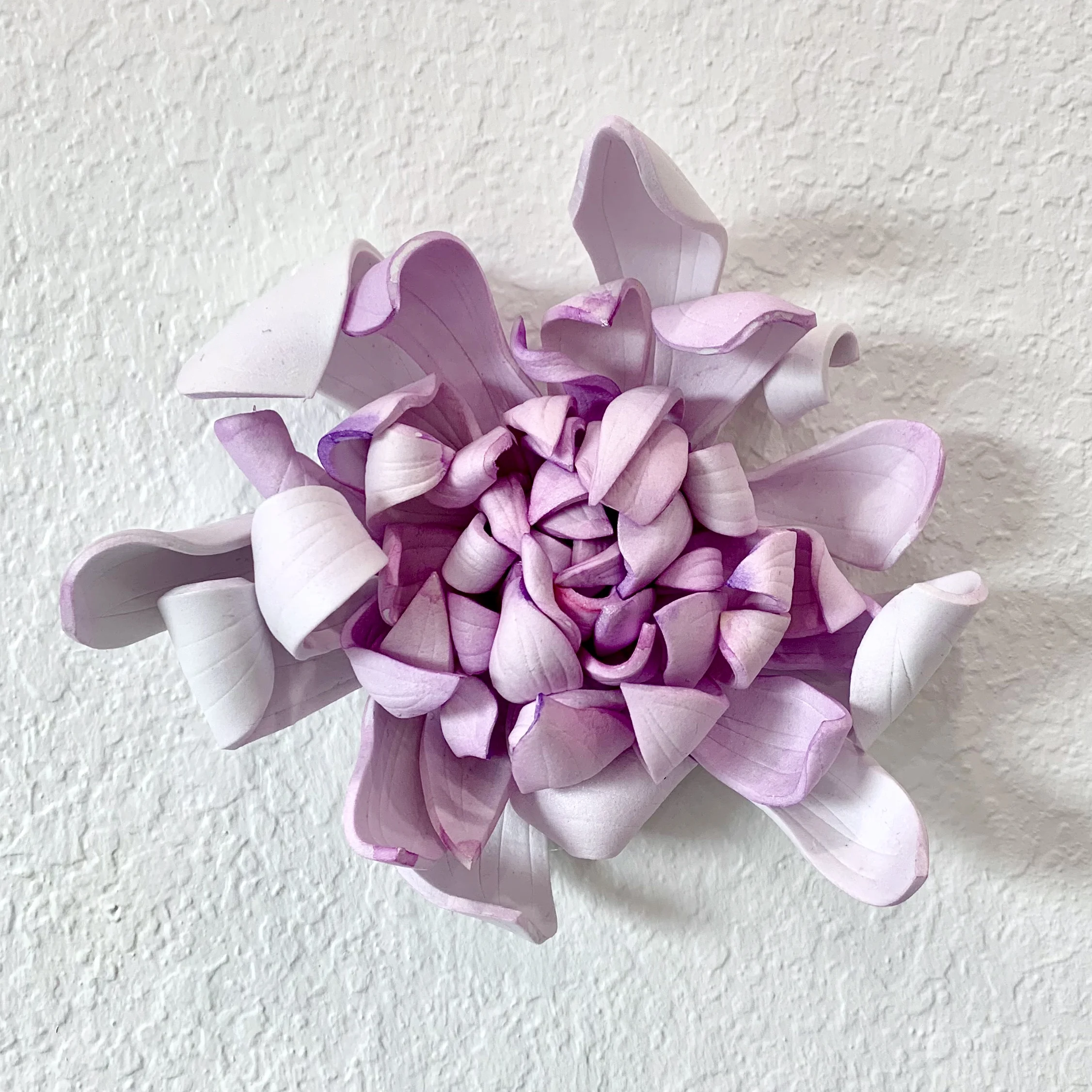 Shimmer IV EVA foam, acrylic paint, 6” diameter x 2.5” depth $280.00