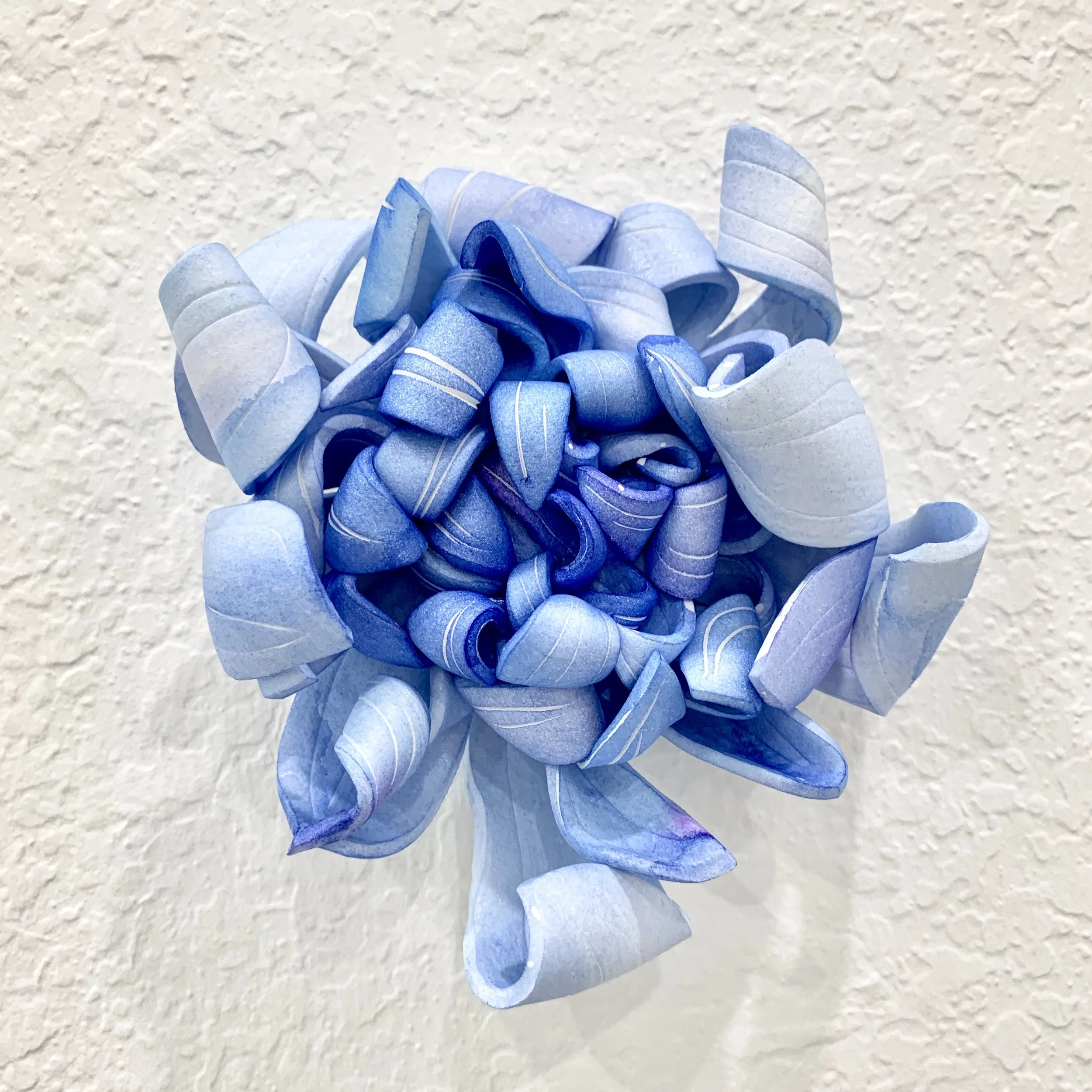 Shimmer IX EVA foam, acrylic paint, 5” diameter x 2.5” depth $240.00