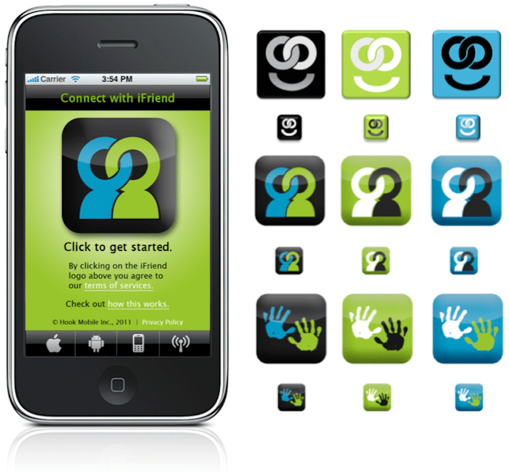 logo development_iFriend app