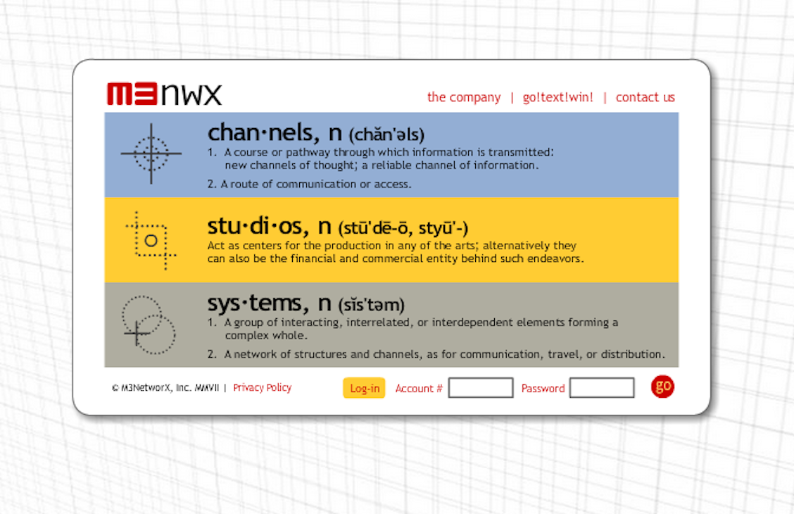 m3 networx_corporate landing page