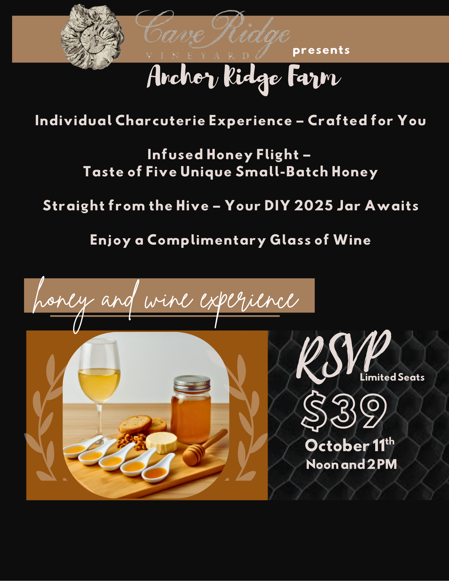 Barrels &amp; Bees: A Honey &amp; Wine Experience