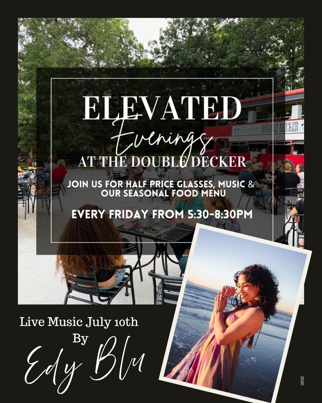 Live Music by Edy Blu-Elevated Evenings at the Double Decker 