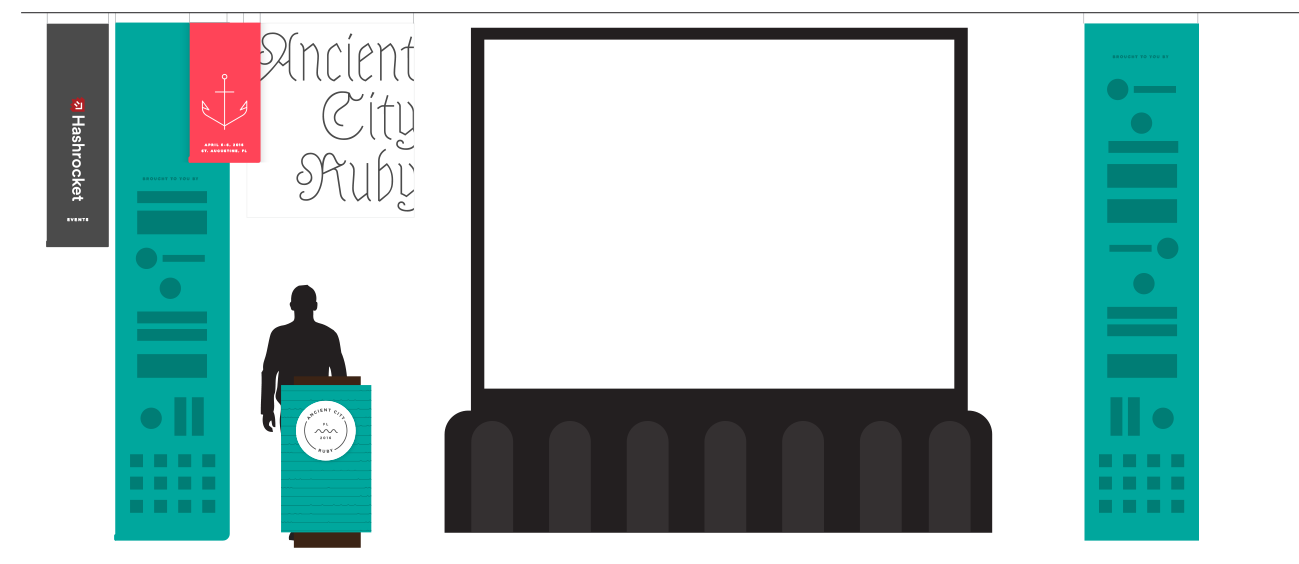 This work in progress demonstrates what we have in mind for the stage setup. Typically, the stage is pretty minimal and underrepresented from a design perspective. 