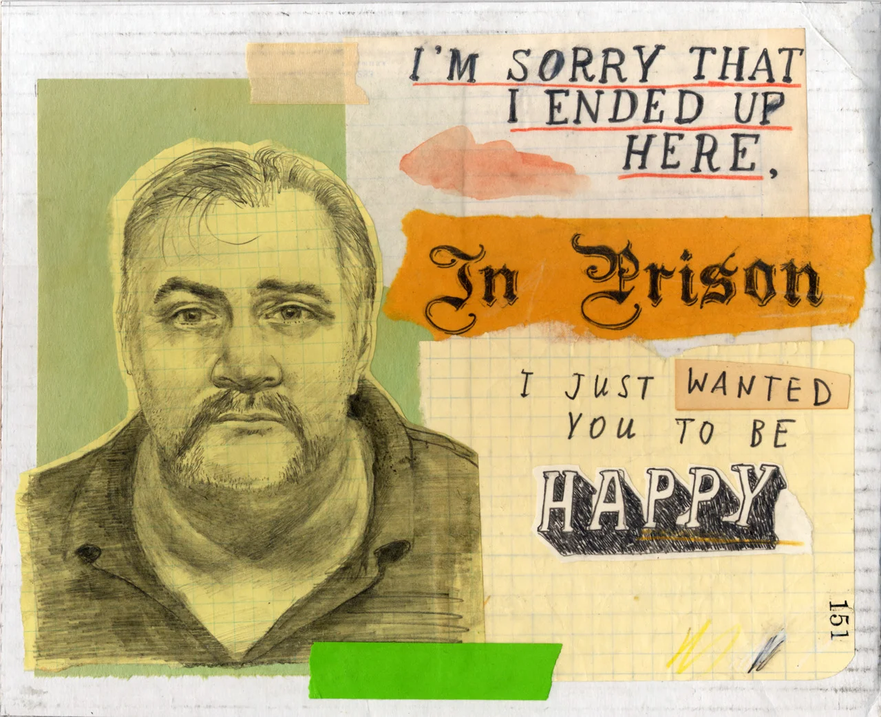 No longer a work in progress.
‘Apology #10’ - the latest in a series of mixed media drawings entitled "I Can’t Apologise Enough".
The series so far can be viewed in all it’s glory here: http://bit.ly/xGvArS