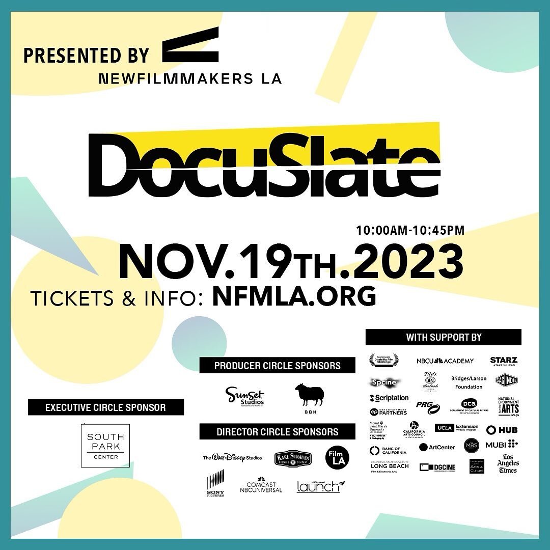 We&rsquo;re heading to ✨LA ✨for @nfmla&rsquo;s annual DocuSlate documentary program taking place on Sunday, November 19th. We screen at 4:30PM. Tickets and more info at: NFMLA.org