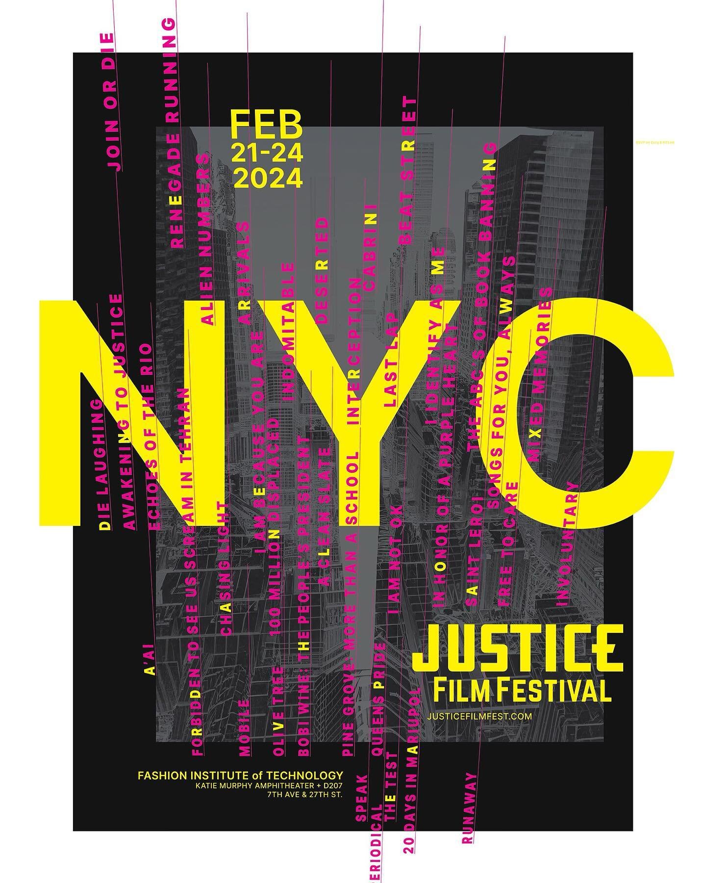 ✨NYC ✨here we come! Join or Die is headed to the @justicefilmfestival in February. We are so excited to host our NYC premiere at JFF because the story of community in America is so deeply intertwined with the story of justice in America. We can&rsquo