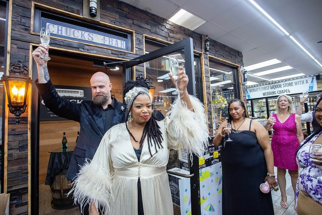 ✨This wasn&rsquo;t your average ceremony, even the local news showed up to document it! ✨Part ✌🏾Tyra &amp; Ken. When I say this couple did it their way, I mean every single detail. Their union continued on a Monday with a ceremony that was personal,