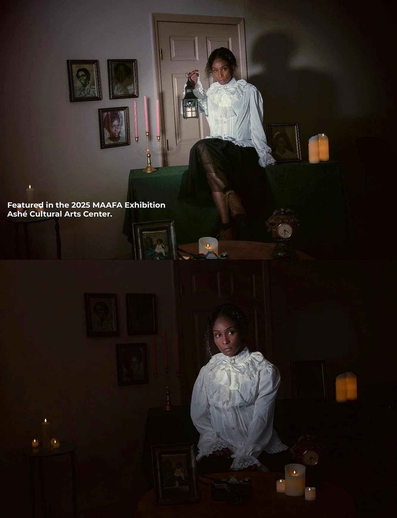 This series began as a personal birthday project in 2024 and later became part of the 2025 2025 MAAFA Exhibition: Homecoming &ndash; La Porte du Retour at Ash&eacute; Cultural Arts Center. @ashe_cac

Rooted in memory and symbolism, this work reflects