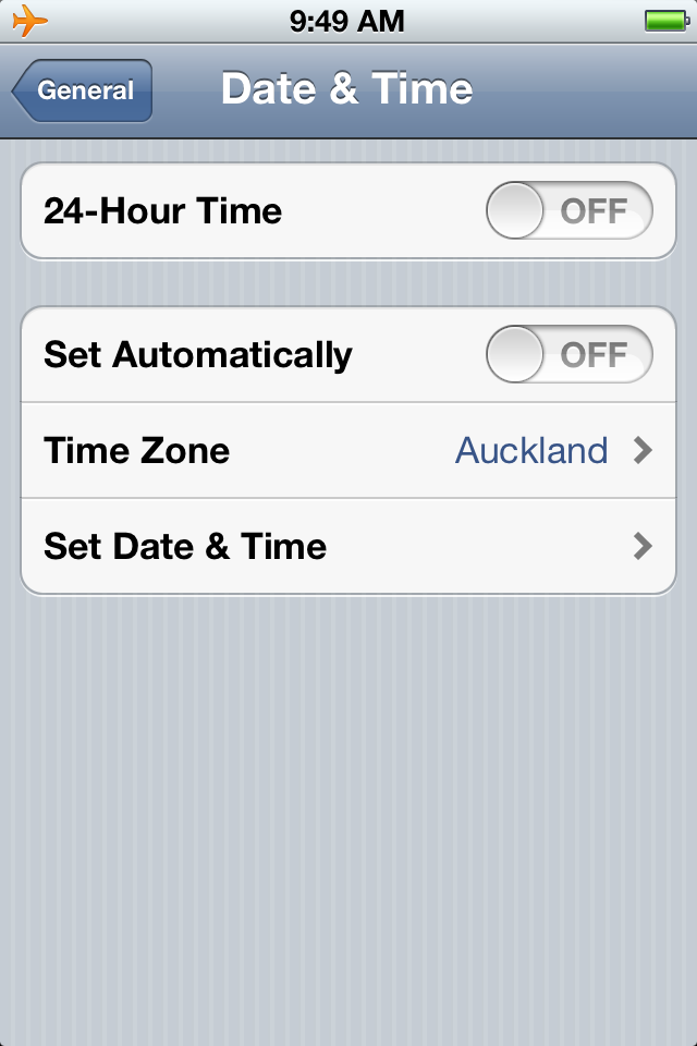 Time zone support on your iPhone