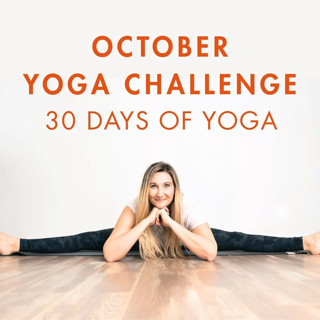✨ 30 Day Yoga Challenge ✨
This October, we invite you to rise to the mat and glow in gold.

🌿 How it works
Add your name to our gold sticker board at the studio. Each time you practice, place a golden sticker and watch your journey unfold.

🌸 Who c