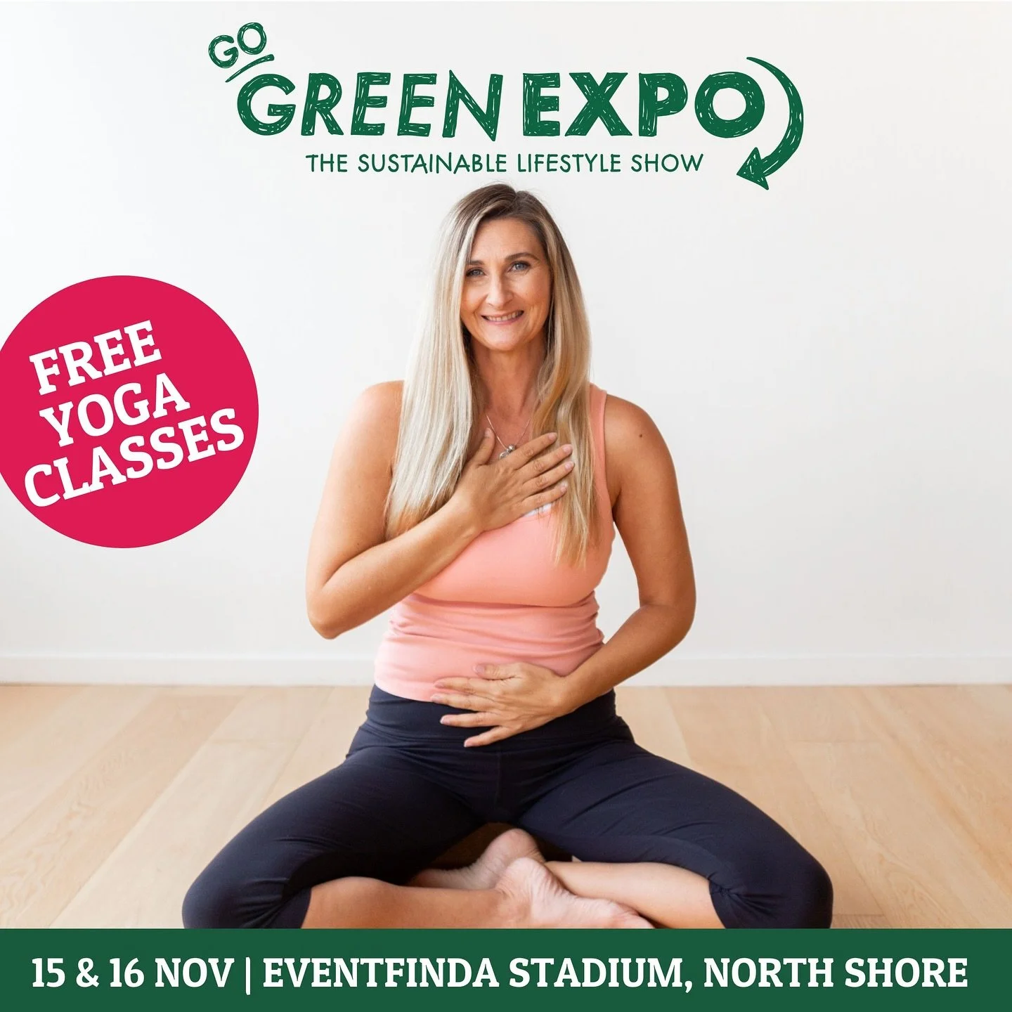 We will be running FREE Yoga and Sound Bowl Journey classes at the upcoming Auckland Go Green Expo. @gogreenexpo 💚

15 and 16 November at Eventfinda Stadium, North Shore.
 Free parking available.

 Get your FREE tickets at&nbsp;www.gogreenexpo.co.nz
