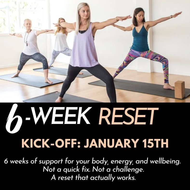 ✨ Ready for a reset that actually supports you? ✨

If the start of the year has left you feeling a little out of rhythm, tired, or ready to refocus on your health, our 6-Week New Year Reset is here to help 🌿

This is a supported program, not a quick
