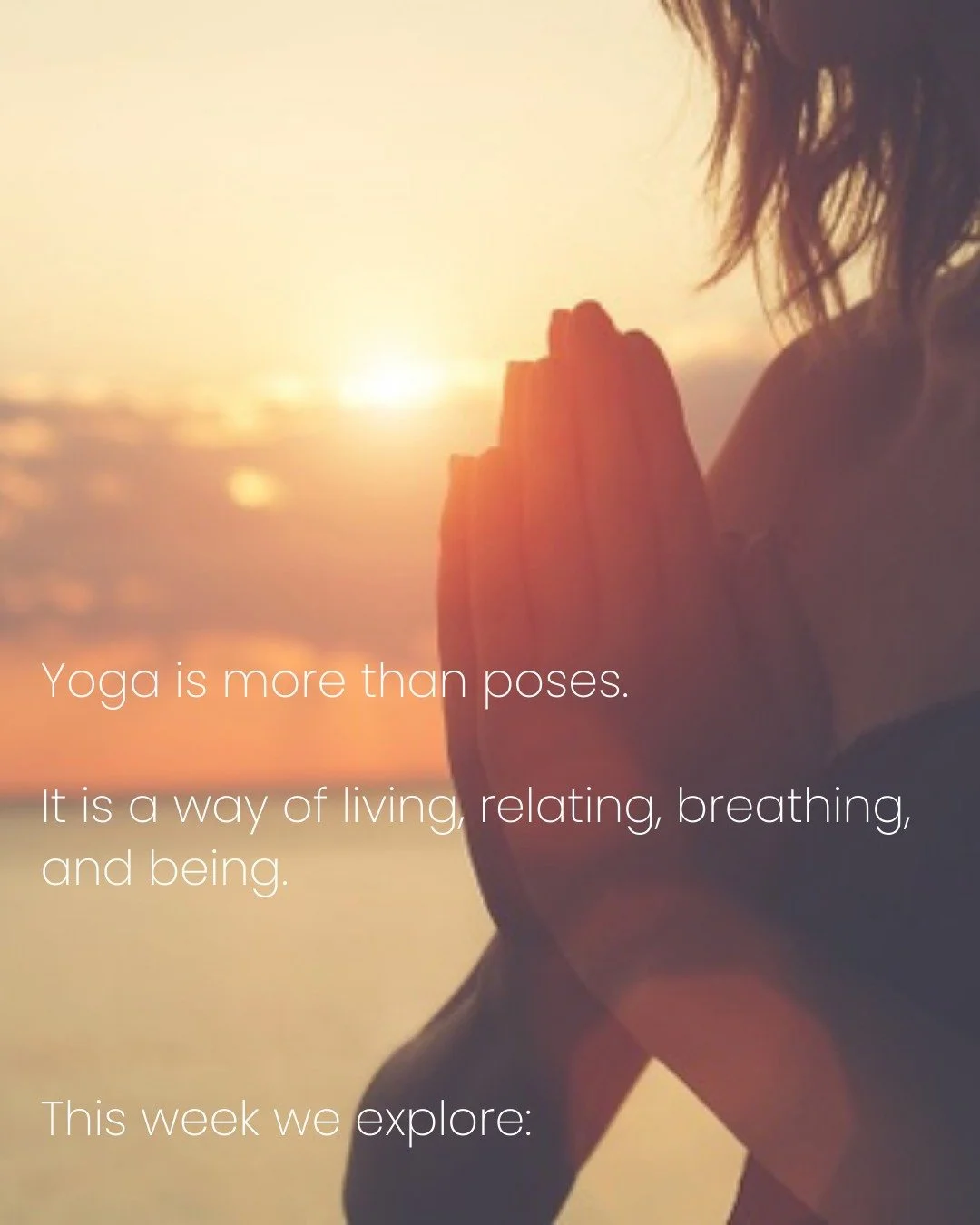 THE NIYAMAS &bull; THE SECOND LIMB OF YOGA
This Month at Golden Yogi

This month inside the studio, we turn inward.

After exploring the Yamas and how we relate to the world around us, we now soften into the Niyamas, the personal observances. The sac