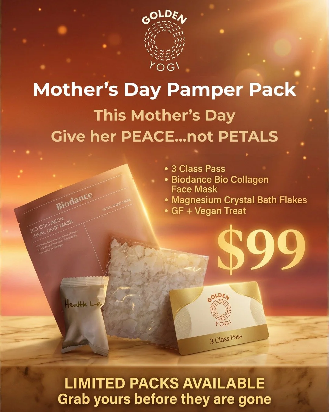 🌸 Mother&rsquo;s Day sorted 🌸

This year, skip the flowers&hellip;
Give her something she&rsquo;ll feel.

Peace.
Space.
A moment to breathe.

Our Mother&rsquo;s Day Pamper Pack is a simple, beautiful way to support rest, softness, and a little time