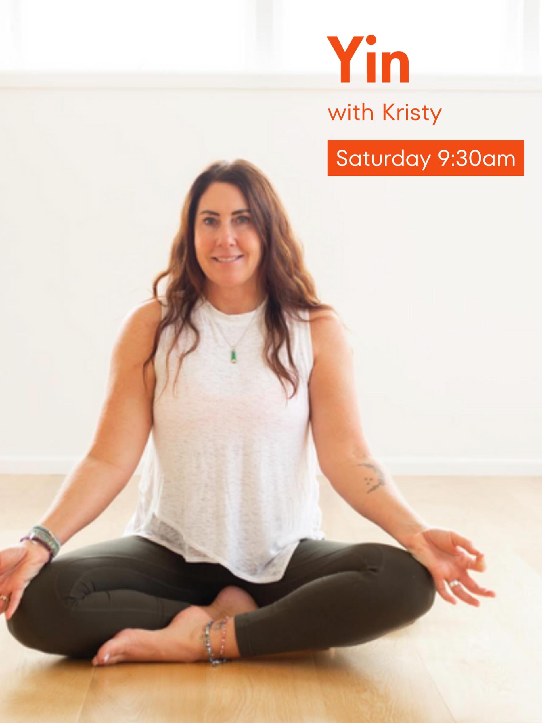 ✨ SATURDAY MORNING YIN WITH KRISTY ✨

This Saturday at 9:30am, slow down, soften, and reset with a nourishing Yin Yoga practice guided by Kristy Meyer at Golden Yogi 🤍

Yin is an invitation to pause.
To breathe.
To release tension held deep within t