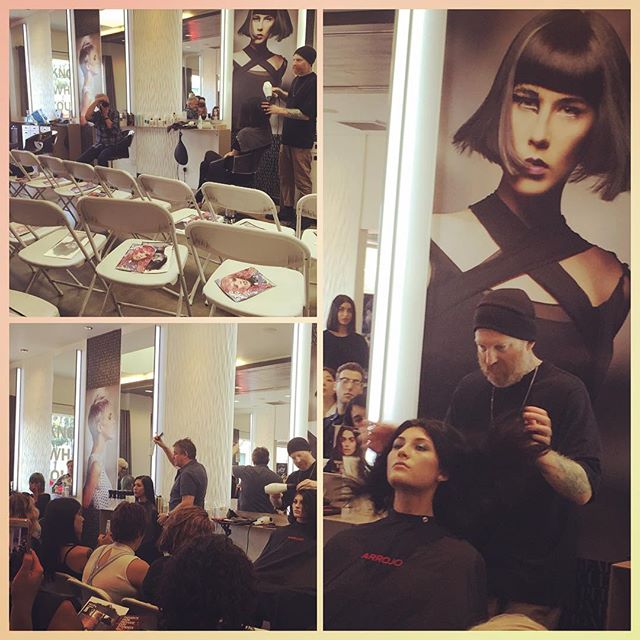 &ldquo;There is no shortage of hairdressers... there is a shortage of QUALITY hairdressers.&rdquo;~Nick Arroojo Never stop learning. Thank you @nickarrojo and @planetsalon for your dedication to inspiration. #losangeles #lasalon #lahair #melrose #hai