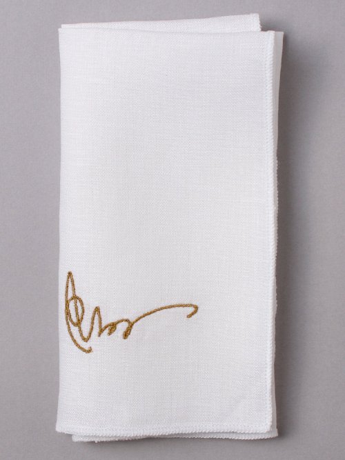 The Famous Signature  Custom Pocket SQ