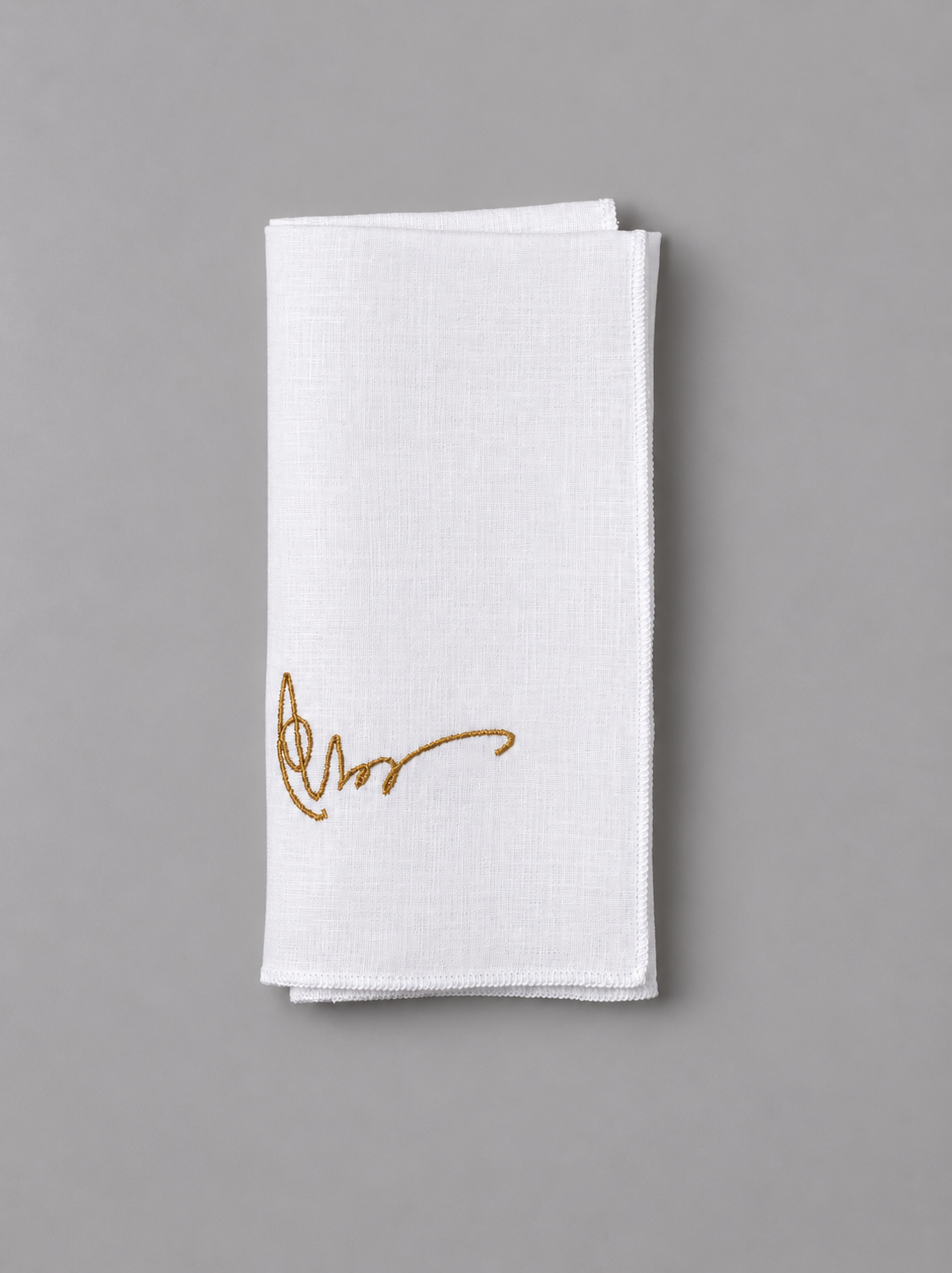 The Famous Signature  Custom Pocket SQ