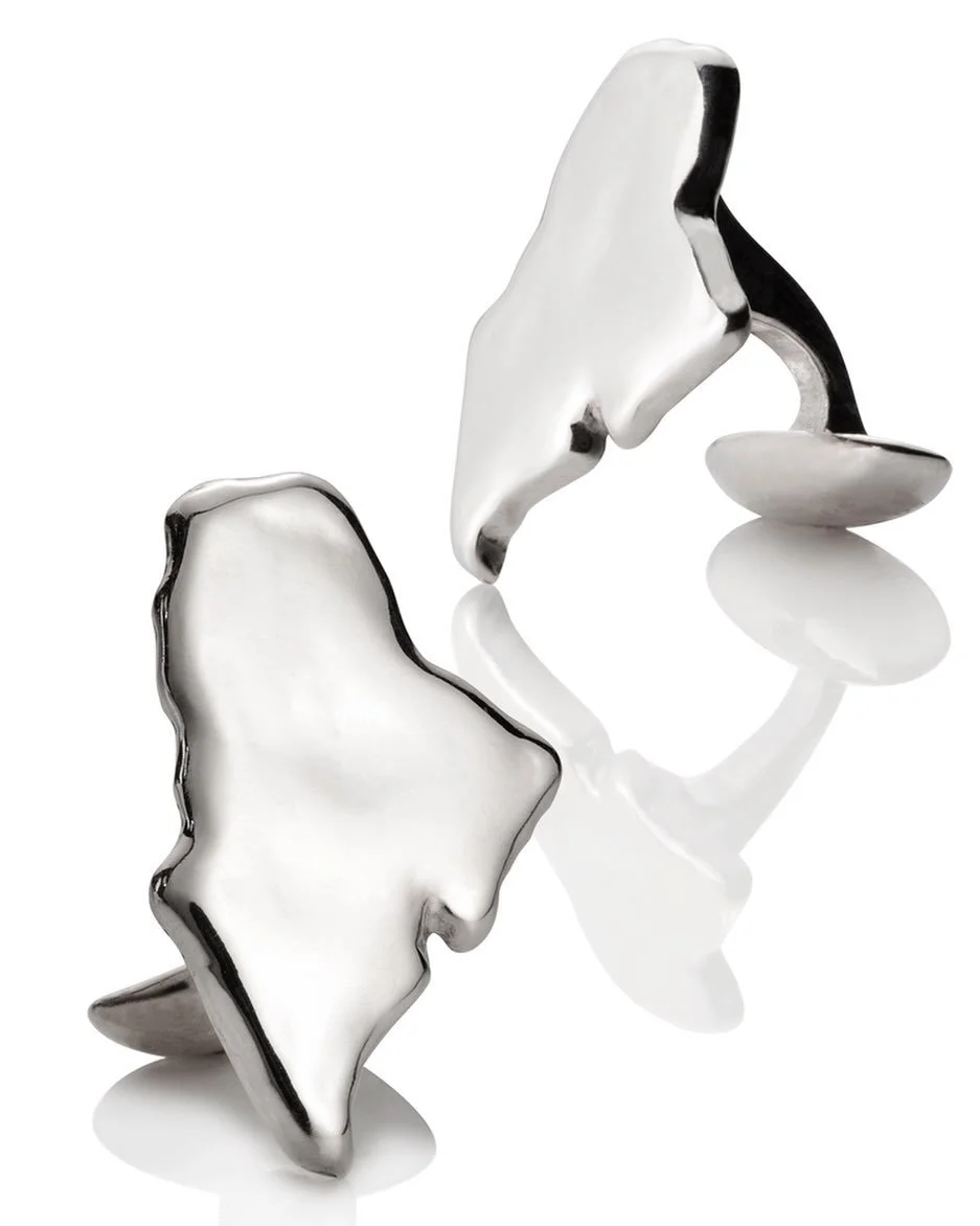 Wear some Maine pride on your sleeve this summer  with these sterling silver cufflinks.