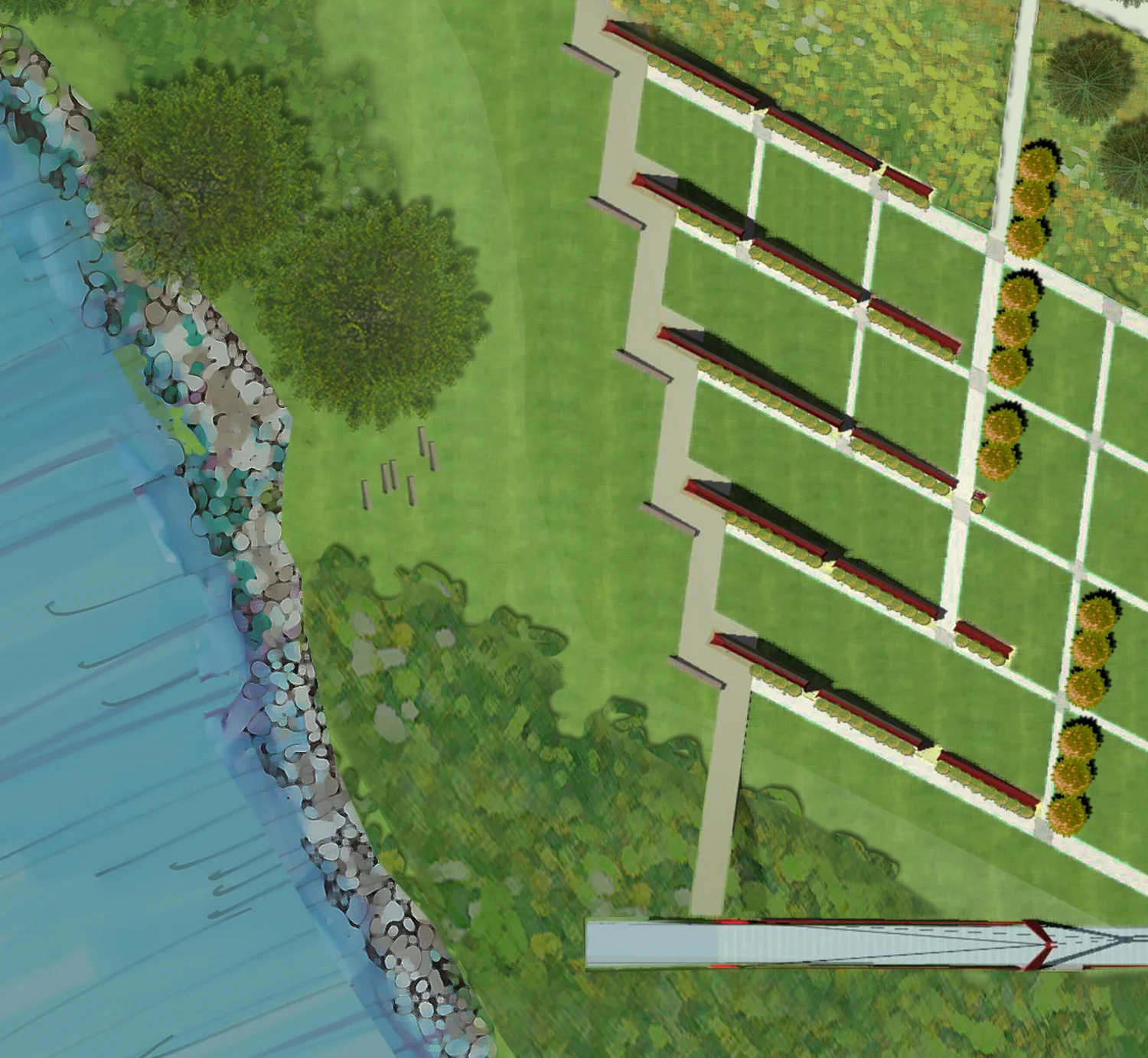   Dow Gardens Interpretive Park and Overlook   The 47 building site is the historic grounds of one of Herbert Dow’s original laboratories and office, and the long time location of The Dow Chemical Company’s World Headquarters. The location of the sit