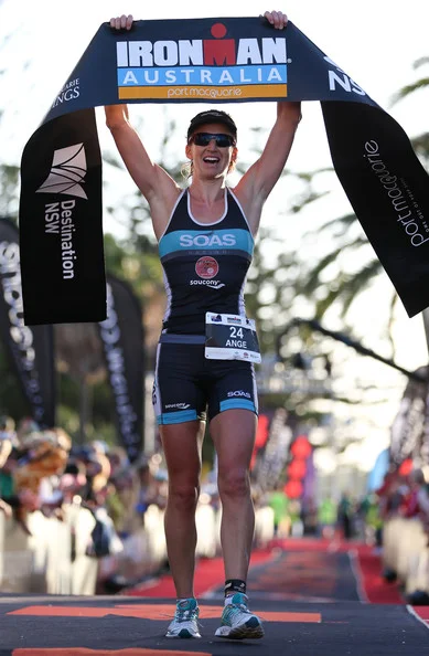 Gator takes second in the professional female category in Ironman Port Macquarie 2013