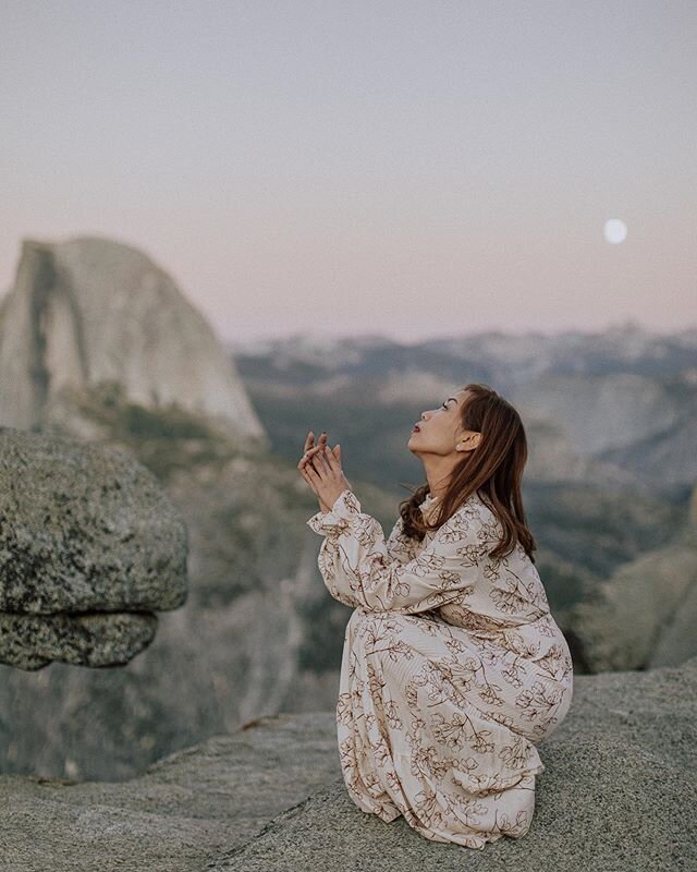 🌄 🌙  #glacierpoint #yosemitenationalpark