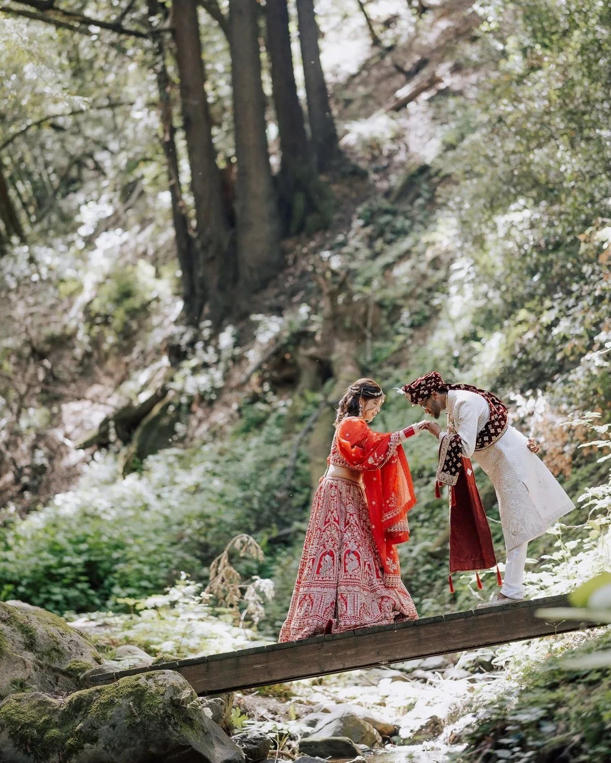 On their engagement day, they embraced the joy of sweating it out under the sun.
On their City Hall day, they learned how to make quiet promises.
And today, two languages, two families, two different upbringings find their way into the same rhythm, m