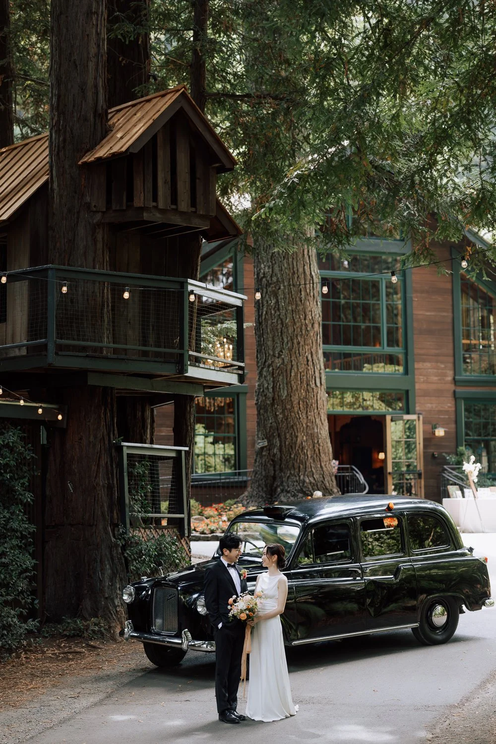 Nestldown Los Gatos Mountains Northern California Wedding Photo