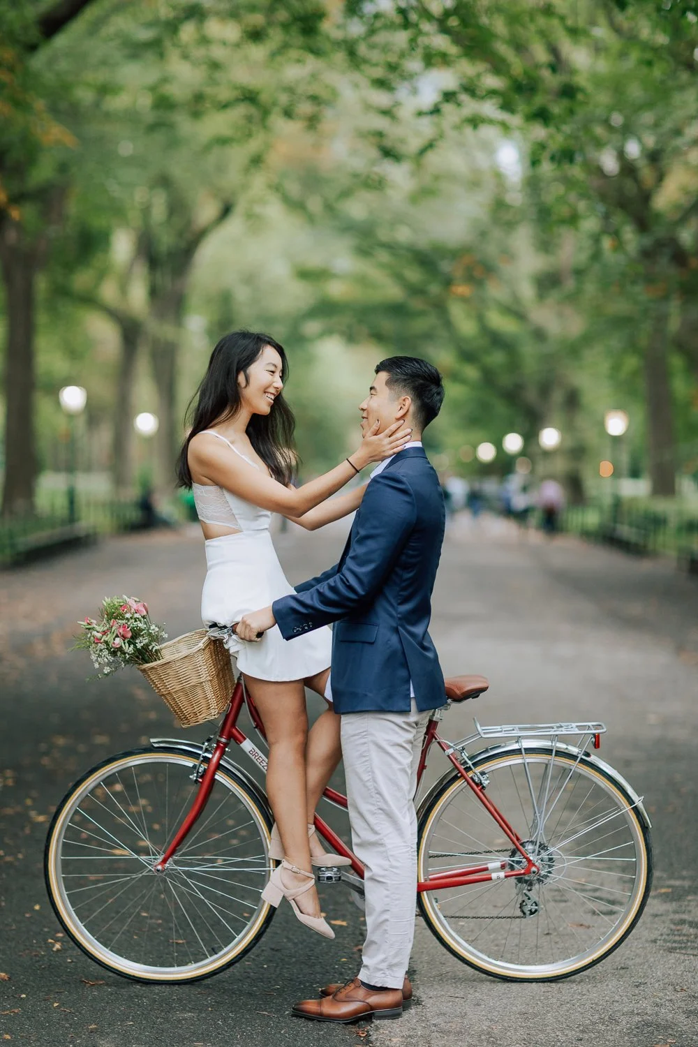 Central Park New York Engagement Photo