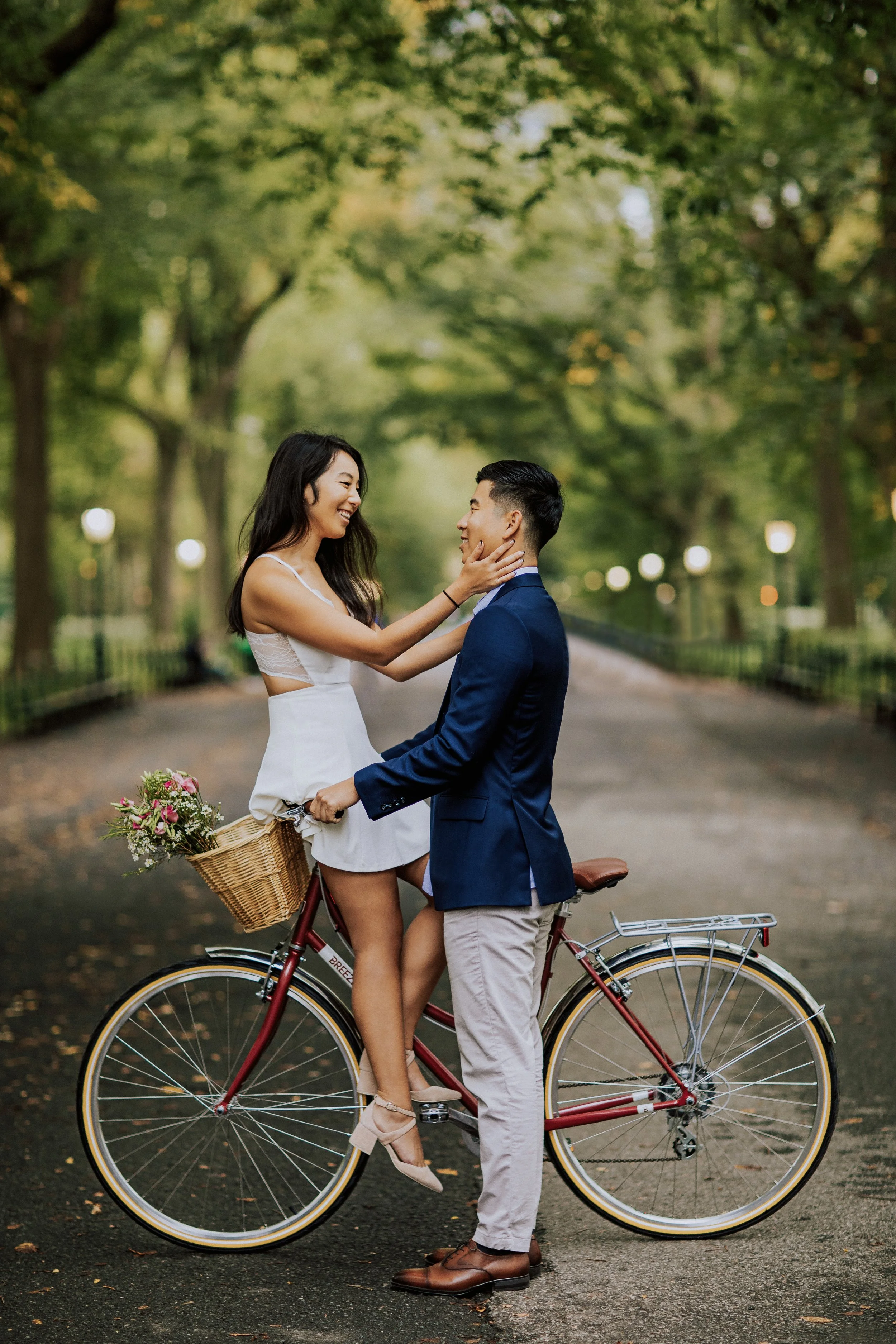 Central Park New York Engagement Photo